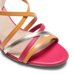 Mango-coloured Magenta Sandal | Fratelli Rossetti