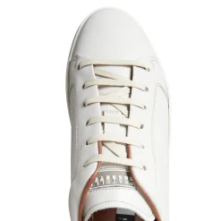 Milk White Leather Sneaker | Fratelli Rossetti