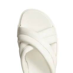 Milk-white Leather Sandal | Fratelli Rossetti