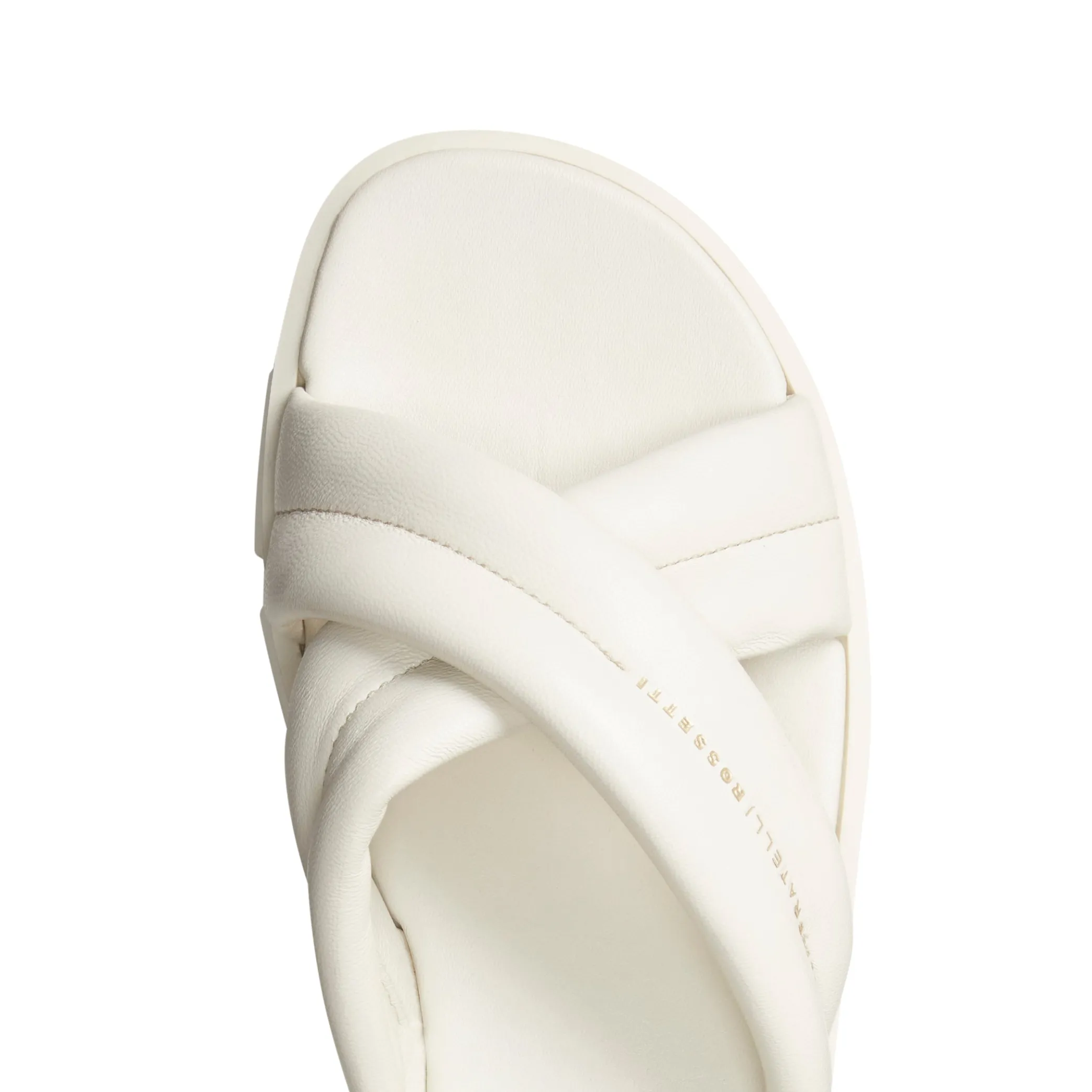 Milk-white Leather Sandal | Fratelli Rossetti