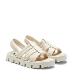 Milk-white Leather Sandal | Fratelli Rossetti