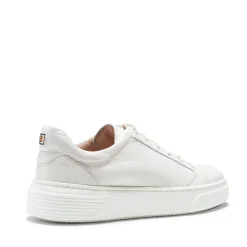 Milk-white Leather Sneakers | Fratelli Rossetti