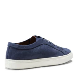 Navy Blue Suede Sneakers | Fratelli Rossetti