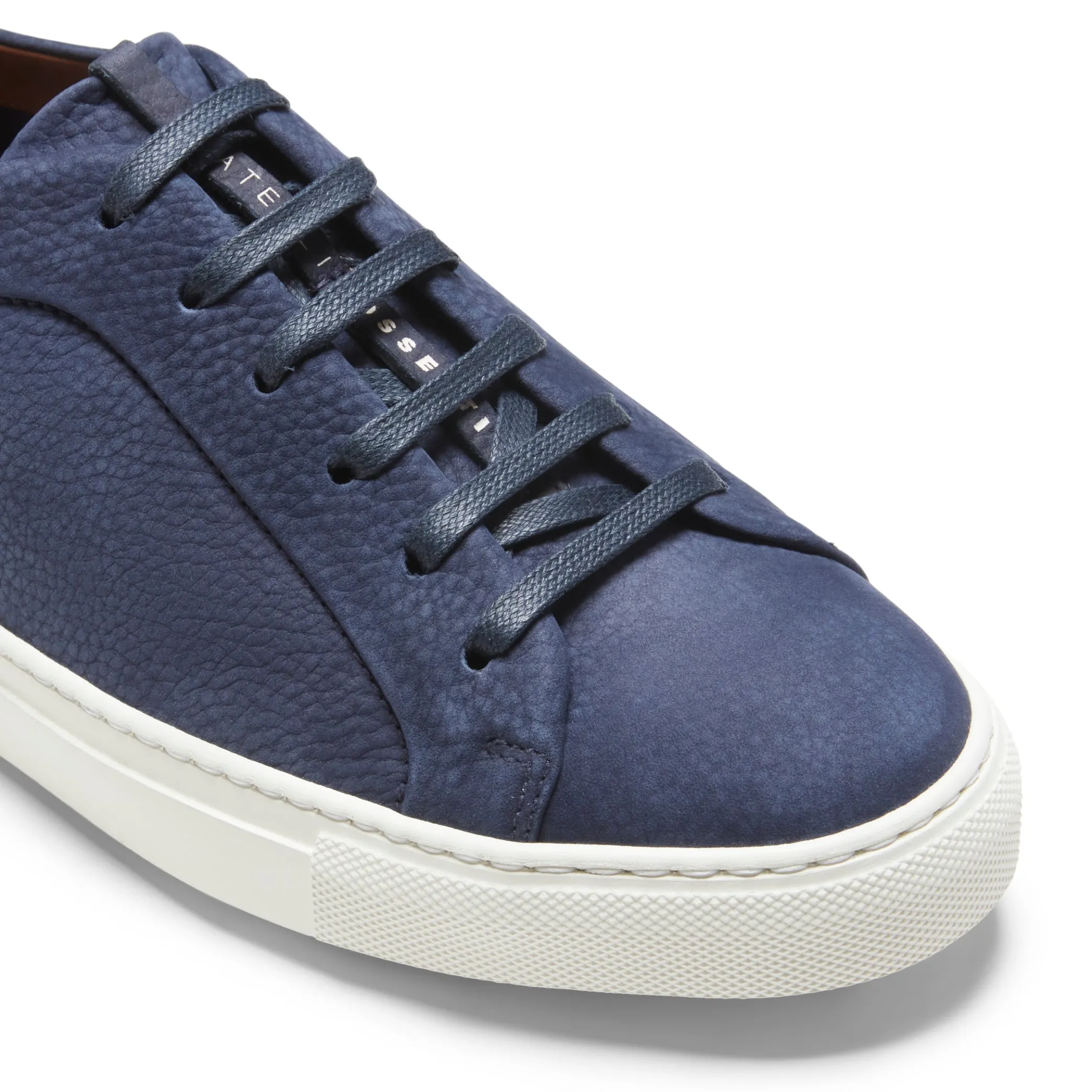 Navy Blue Suede Sneakers | Fratelli Rossetti