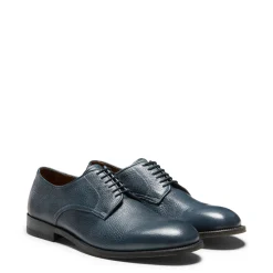 Ocean Blue Leather Lace-up Shoe | Fratelli Rossetti