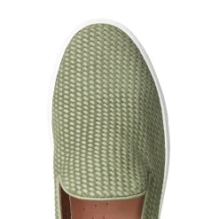 Olive Green Woven Suede Slipper | Fratelli Rossetti