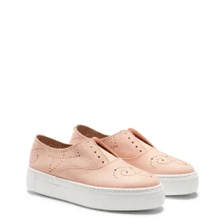 Peach Suede Hobo Sport Sneaker | Fratelli Rossetti