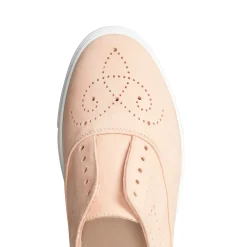 Peach Suede Hobo Sport Sneaker | Fratelli Rossetti