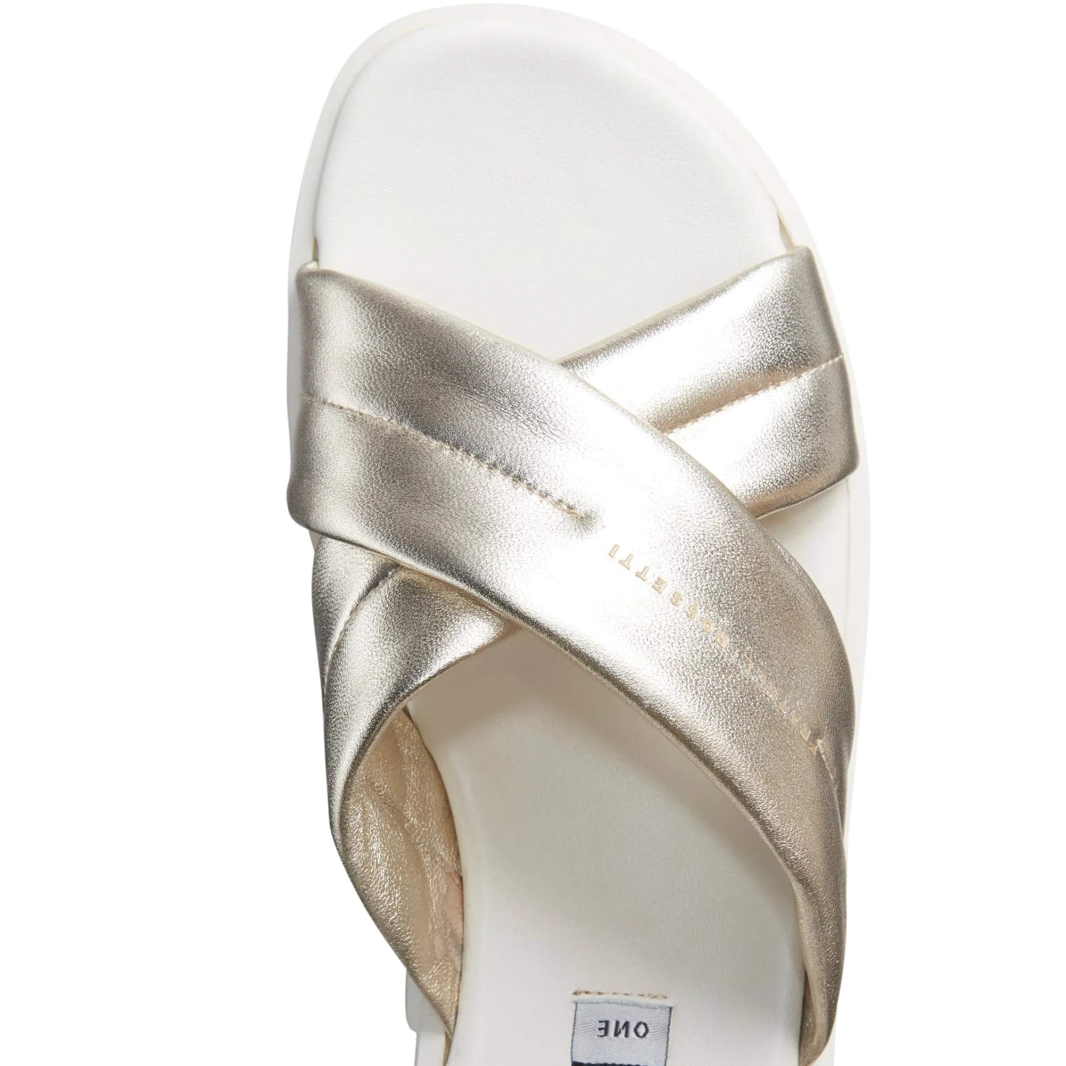 Platinum Leather Sandal | Fratelli Rossetti