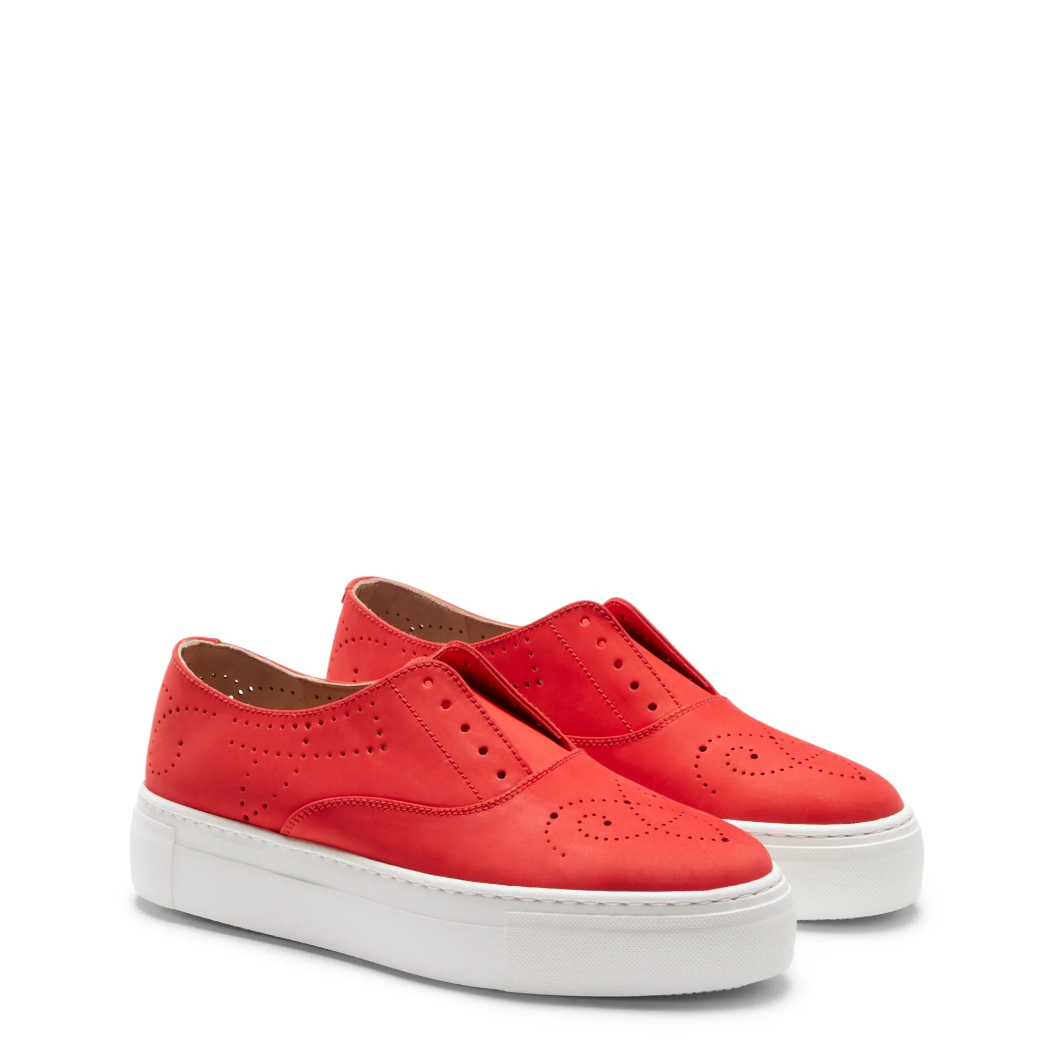 Red Suede Hobo Sport Sneaker | Fratelli Rossetti