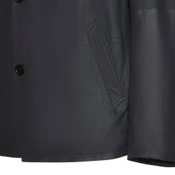 Reversible Blue Suede Jacket | Fratelli Rossetti