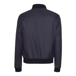Reversible Brown Nappa Leather Bomber Jacket | Fratelli Rossetti