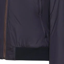 Reversible Brown Nappa Leather Bomber Jacket | Fratelli Rossetti