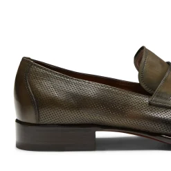 Seaweed Couloured- Leather Loafer