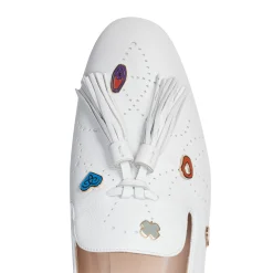 Slipper Donna In Pelle Bianca-Fratelli Rossetti