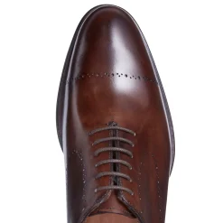 Smooth Black Leather Oxford Shoe | Fratelli Rossetti