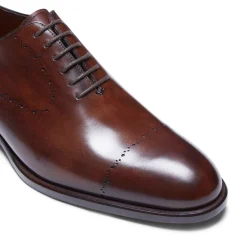 Smooth Black Leather Oxford Shoe | Fratelli Rossetti