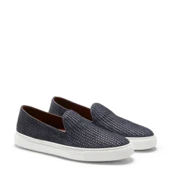 Sneaker Uomo In Suede Blu-Fratelli Rossetti