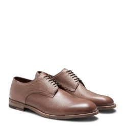 Taupe Leather Lace-up Shoe | Fratelli Rossetti