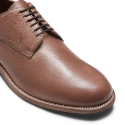 Taupe Leather Lace-up Shoe | Fratelli Rossetti