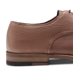 Taupe Leather Lace-up Shoe | Fratelli Rossetti
