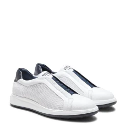White Deerskin Sneaker | Fratelli Rossetti