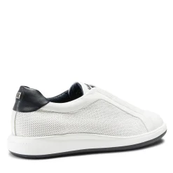 White Deerskin Sneaker | Fratelli Rossetti