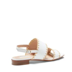 White Leather Sandal | Fratelli Rossetti