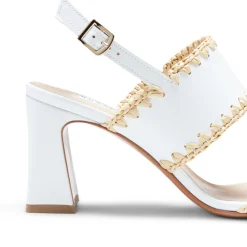 White Leather Sandal | Fratelli Rossetti