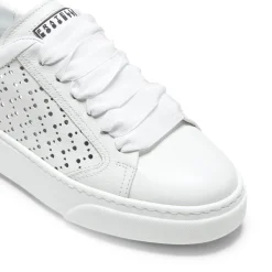 White Leather Sneaker | Fratelli Rossetti