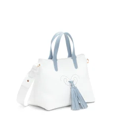 White Small Hobo Tote Bag | Fratelli Rossetti
