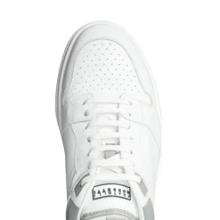 White/grey Leather Sneaker | Fratelli Rossetti