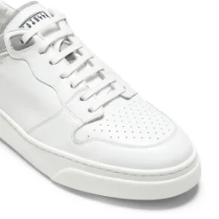 White/grey Leather Sneaker | Fratelli Rossetti